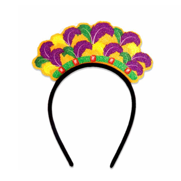Novelty Funny Felt Willy Mardi Gras Glasses & Headband for Party