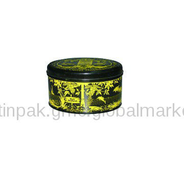 Metallic tin box