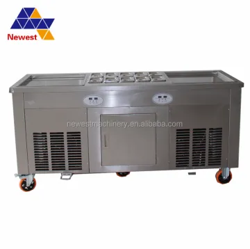 Single Pan Rolling Fried Ice Cream Machine - Ice Cream Cone Wafer Maker