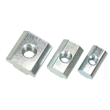 Custom Carbon Steel T-Slot Inpinix Nuts for Aluminium Profiles in Sizes M5, M6, M8, M10 - 30 Connected Tuning Nuts
