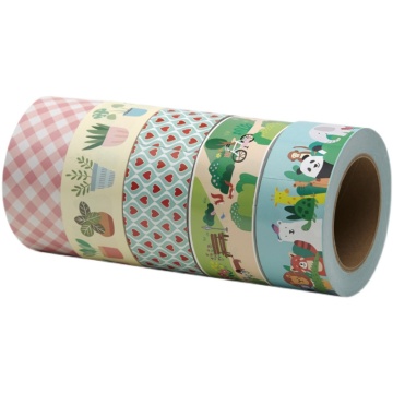 Eco-freonlike printe printe Kraftpapier Tape foar ferstjoeren