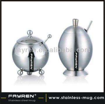 Durable stainless steel cruet & shaker