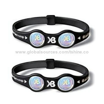 Balance Power Silicone Bracelet, Available in Various Colors