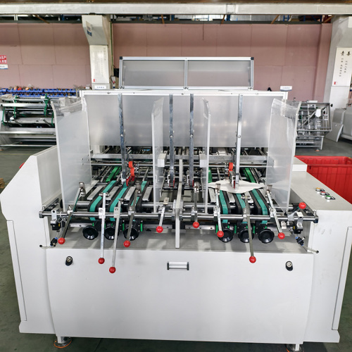 JNX-1600 6 Servo Motors Dviejų juostų kartoninių dėžių montavimo mašina