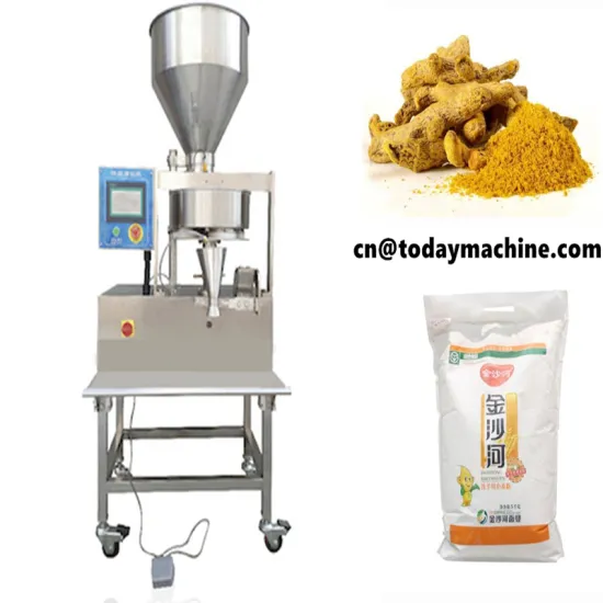 Semi auto Spice Vibrating CBD Powder Filling Machine
