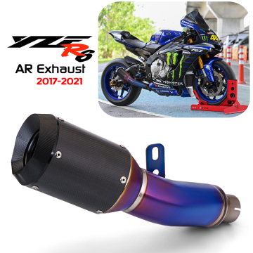 17-21 Yamaha YZF-R6 modifierad titanlegeringsavglasrör