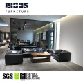 Dious high quality china made office furniture one seat sectional synthetic artificial leather soft lounge sofa