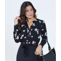 Blusa de manga larga estampada para mujer personalizada