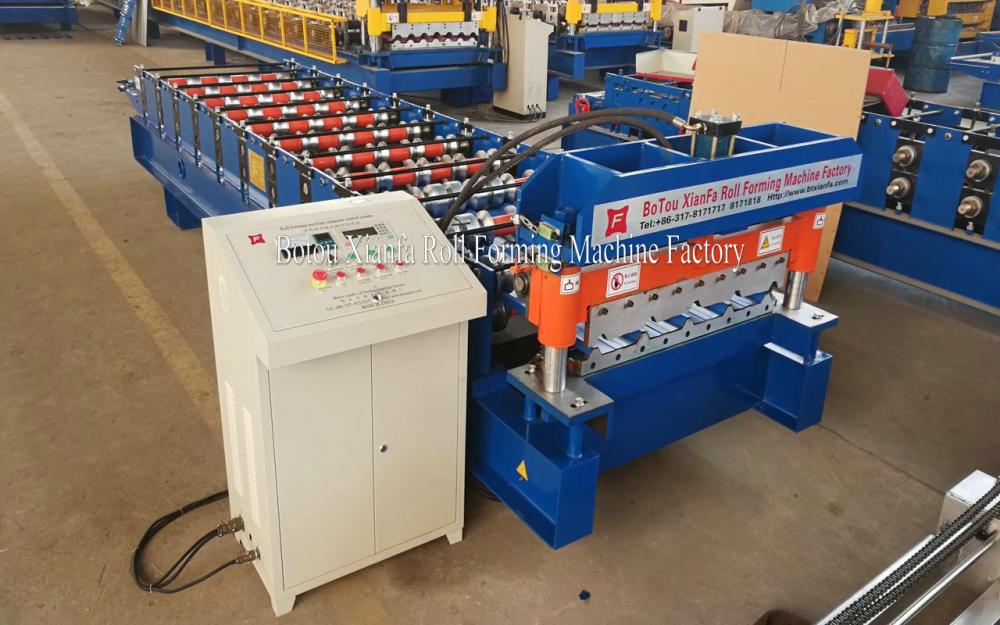 Trapezoidal Roofing Panel Roll Forming Machine