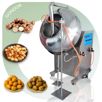 Máquina de recubrimiento de nueces de maní de 150 kg para la producción de dulces