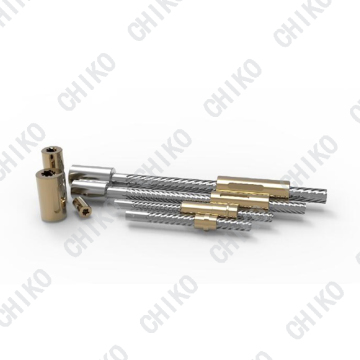 Hasco Z1500 Helical Spindle CNC Machined Stainless Steel Rifling Bar
