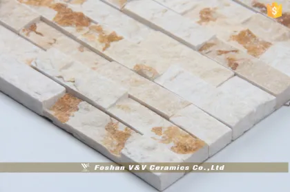 Golden Mosaic, Stone Mosaic, Mosaic Tile