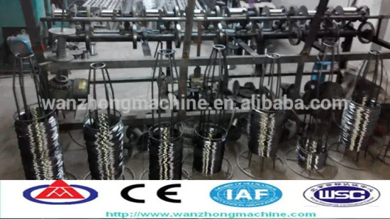Hexagonal netting weaving machine (design in factory)