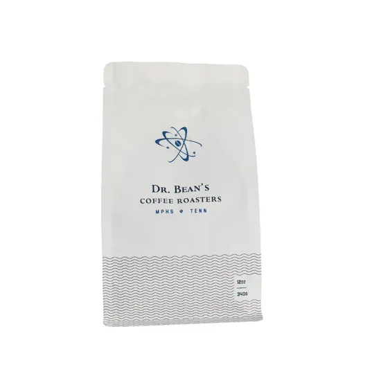 Newest Gravure Printing Custom Bottom Coffee Bags With Valve