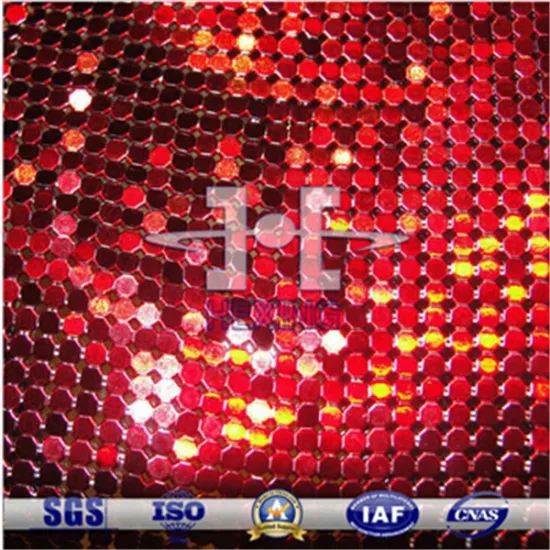 Red Sequin Table Cloth