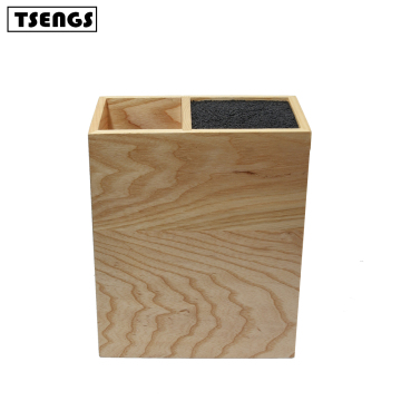 Custom Engraved Multi-Function Wooden Utensil and Knife Holder