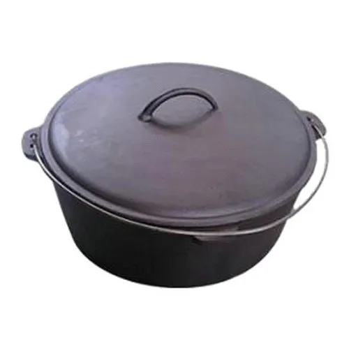 Pre-seasoned Cast Iron Picnic Pot