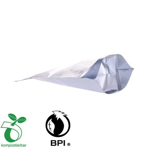 Biologisch afbreekbare composteerbare aluminiumfolieverpakking voor voedsel/thee/koffie Stand -up zakken 500 g