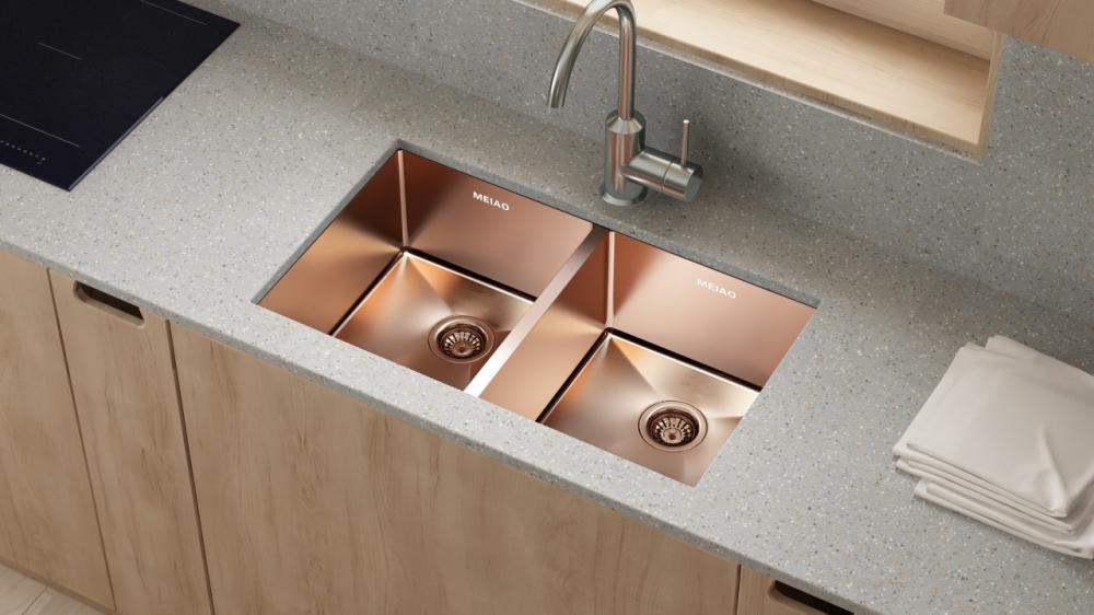 Rose Gold Kitchen Sink