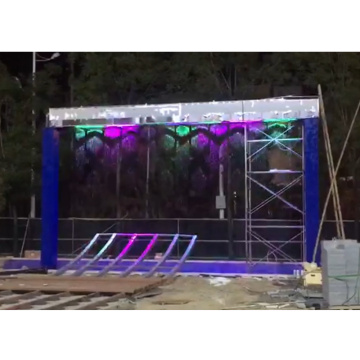 Mall decoration digital water curtain