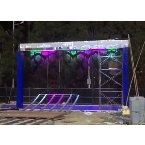 Mall decoration digital water curtain