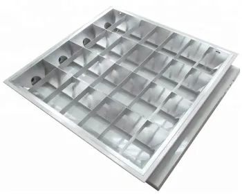 Aluminum Recessed Mount 600x600 T8 Grille Light Fixture