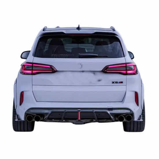 AE Style Carbon Fiber Rear Diffuser Bumper Spoiler Kit for B X5M F95 2020-2022