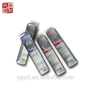 2014 new design pvc paper cosmetic box for makeup brush