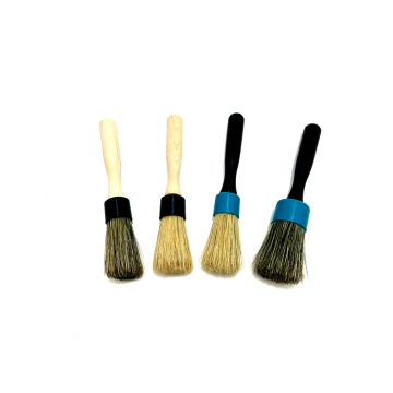 Cepillo de limpieza interior de cabello para el cabello de madera automática: varios tamaños para los detalles del automóvil y el cuidado de la ventilación de aire