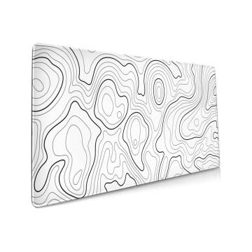 Custom Logo Printed Hot Sale White Large XXL Full Desk Mat Mouse Pad