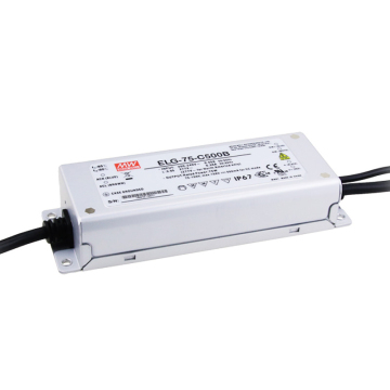 Mean Well Waterproof LED Power Supply ELG-75-C500A-3Y 75W 500mA LED Driver
