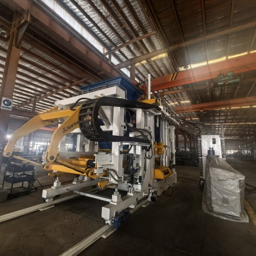 Linha de produção elétrica de tijolos de concreto vibratório