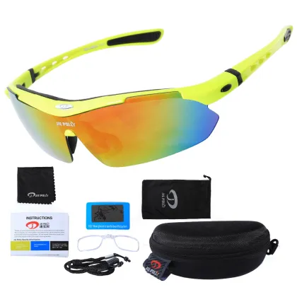 JIEPOLY Factory Supplier: OEM Fishing Sunglasses, UV400 Eyewear, Cycling Glasses, Custom Night Vision Sports Goggles