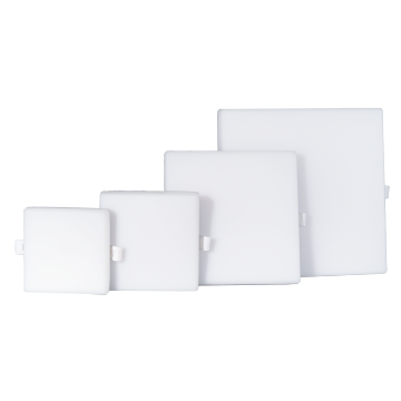 Lampu panel LED 10W-36W: lampu langit-langit bundar dan persegi tanpa bingkai
