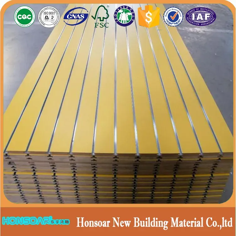 18mm 4x8FT T-Slot Slat Wall Panel