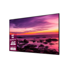 Throw black projection screen