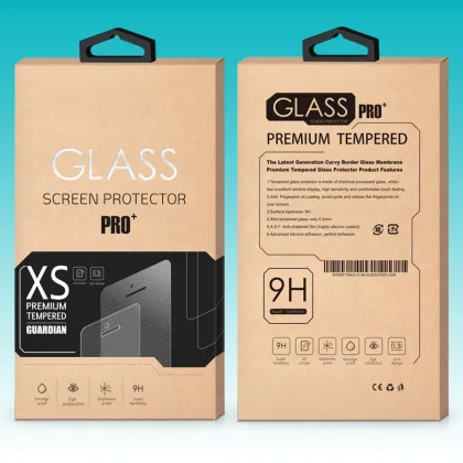 Retail display box for temper glass package