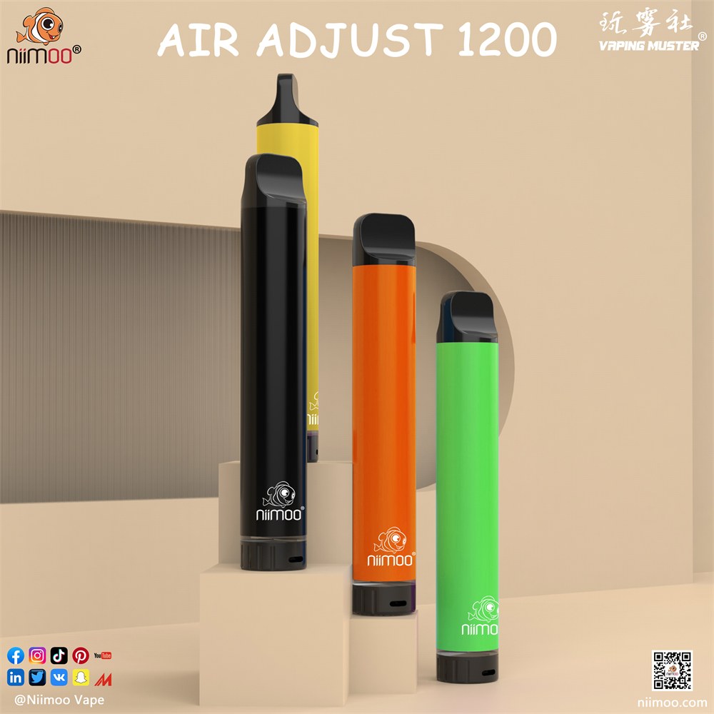 OEM borong 1200 puffs udara boleh laras