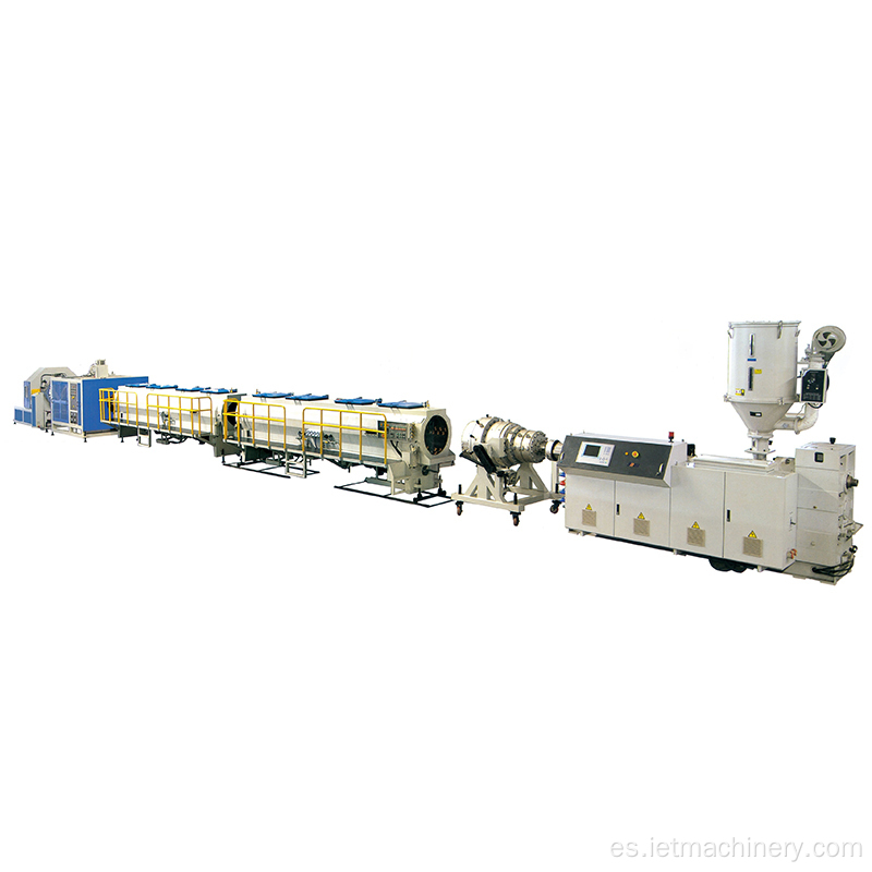 Línea de producción de maquinaria de tubería de tubería de plástico PE