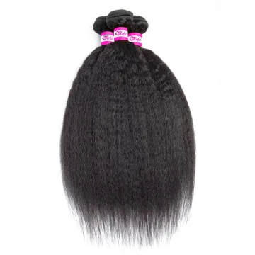 Factory Direct Hair Vendors Yaki Straight Blonde Brazilian Hair Bundles Wholesale Virgin Cuticle Aligned Kinky Straight Hair