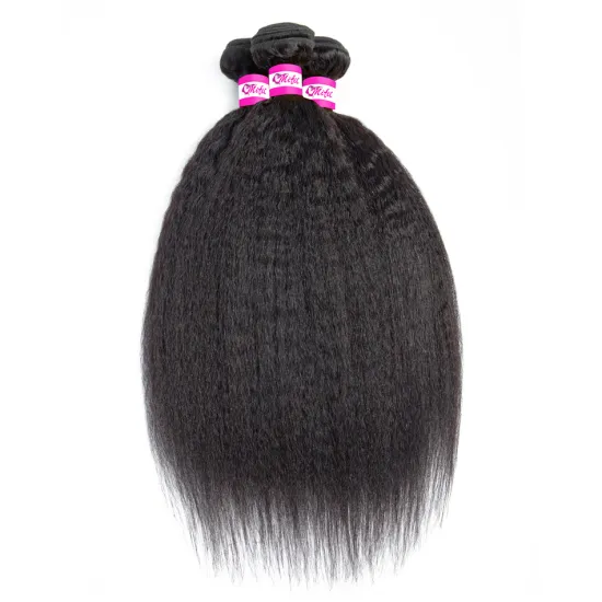 Factory Direct Hair Vendors Yaki Straight Blonde Brazilian Hair Bundles Wholesale Virgin Cuticle Aligned Kinky Straight Hair