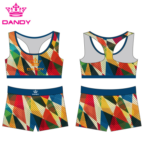 လက်ကား Sublimated အရွယ်ရောက်ပြီးသူ Cheerleader မတ်မတ်