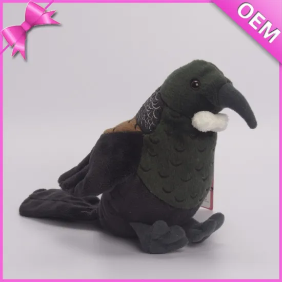 Vivid black bird plush toy stuffed birds for sale