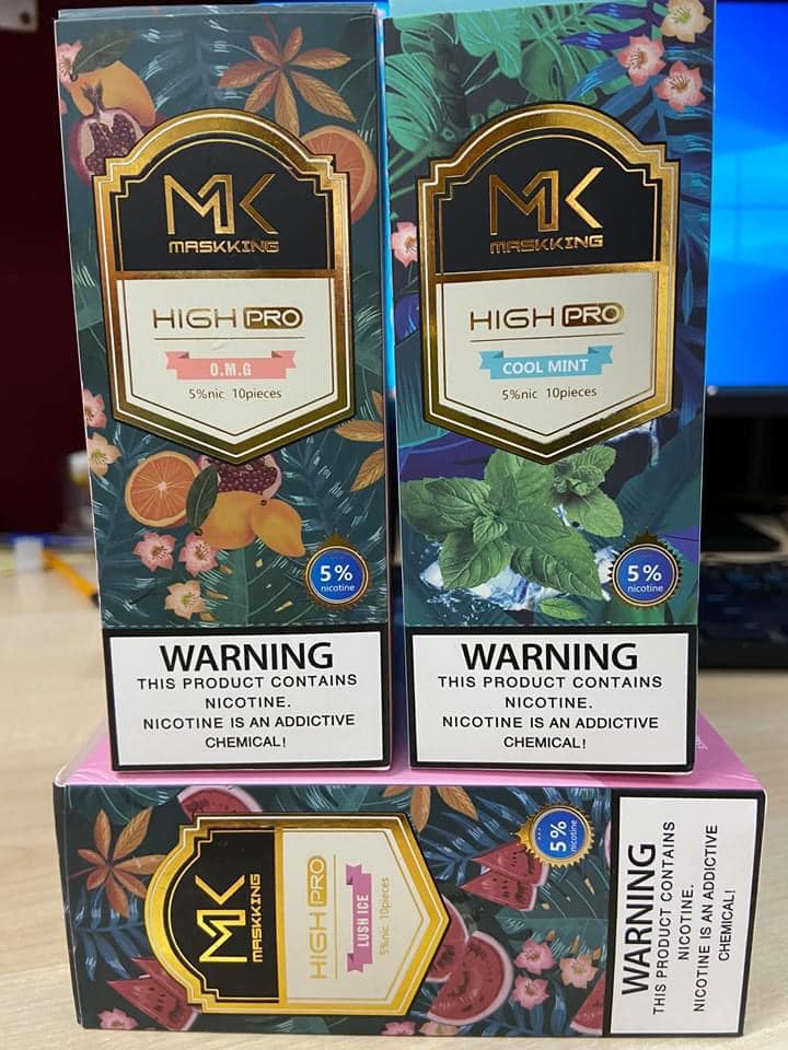 Maskking 12 sabores 1000puffs vape