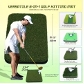 Green de entrenamiento premium con tapete para golpear golf 6 en 1