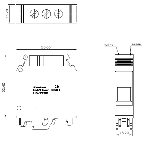 din rail terminal block connector