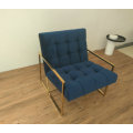 Jonathan Adler 금속 프레임 Goldfinger Recline Sofa