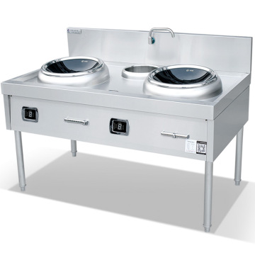 Double fried single temperature induction cooker