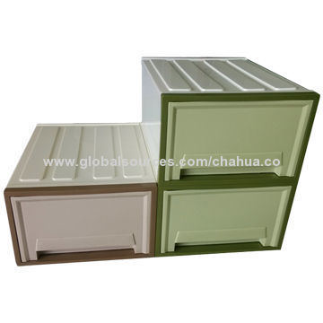 Plastic Stackable Drawers, OEM Orders Welcomed, Various Colors Available