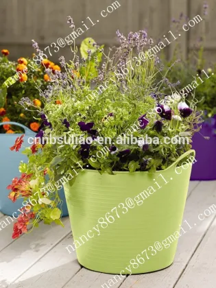 flower water bucket/colorful flower bucket